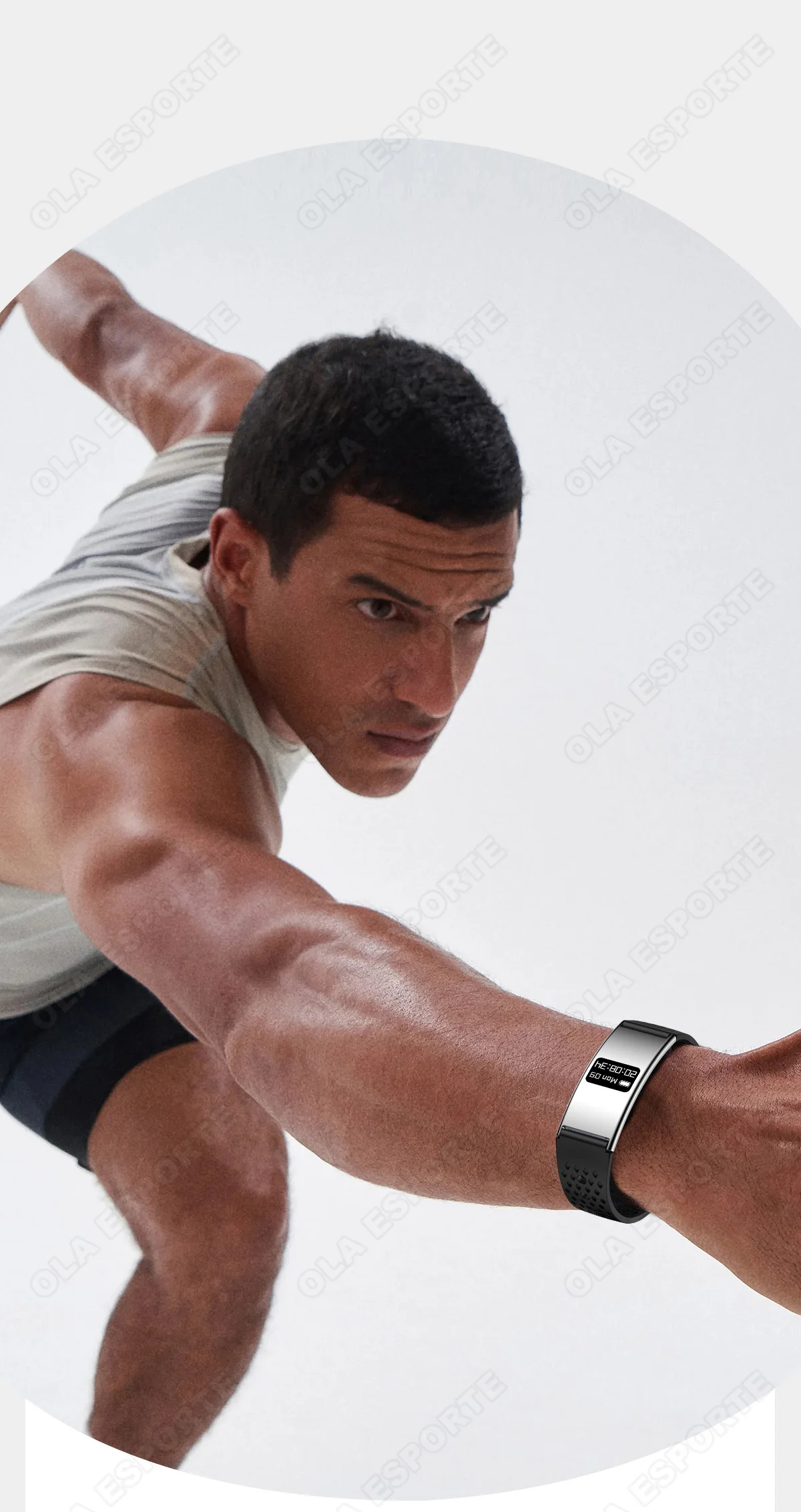 2026 New Smart Bracelet Ultra-thin Heart Rate Blood Oxygen Sleep Monitor IPX8 Waterproof Smart Watch Sports Women Men Band Ht30