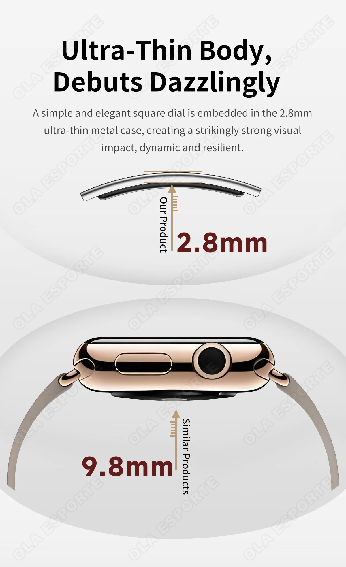 2026 New Smart Bracelet Ultra-thin Heart Rate Blood Oxygen Sleep Monitor IPX8 Waterproof Smart Watch Sports Women Men Band Ht30