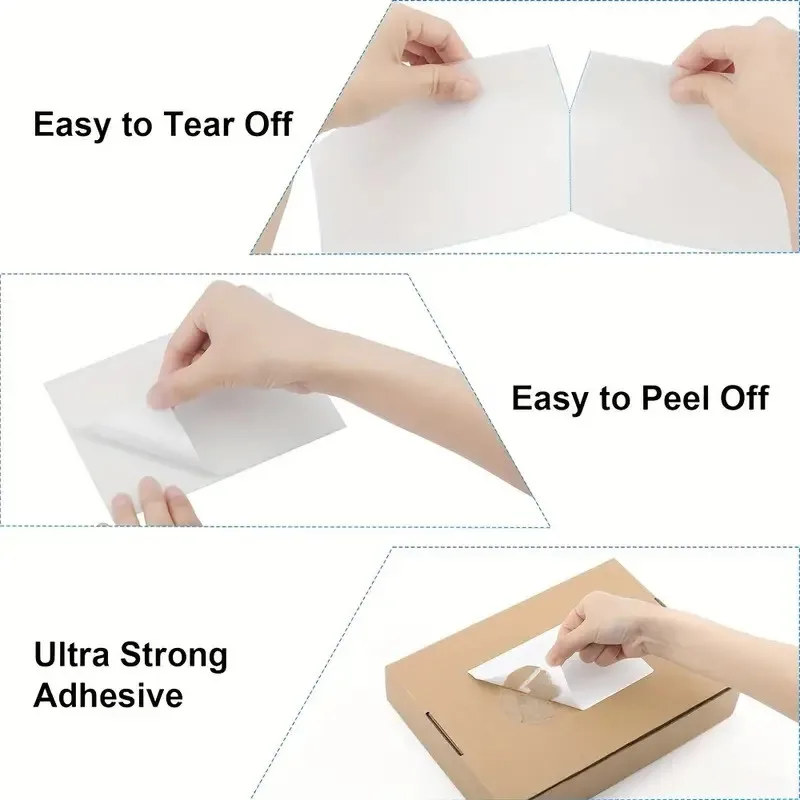 4"x6" inch Thermal Label Paper 100x150mm 100/500PCS Waterproof For Thermal Shipping Labels DHL UPS Express Barcode For D100/D200