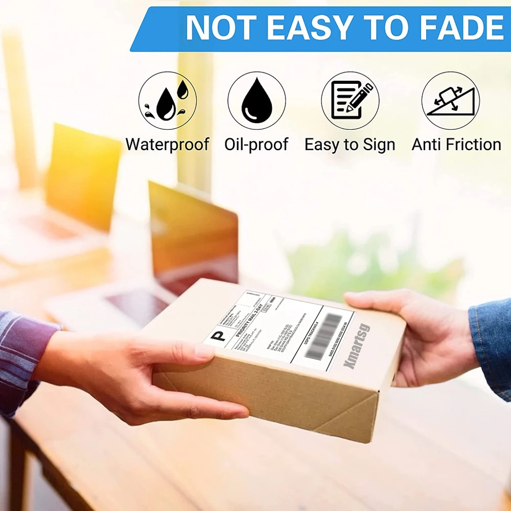 4"x6" inch Thermal Label Paper 100x150mm 100/500PCS Waterproof For Thermal Shipping Labels DHL UPS Express Barcode For D100/D200