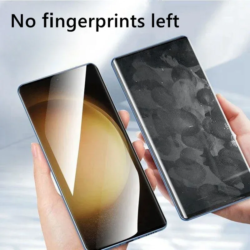 Curved Screen Protector For Samsung Galaxy S23 Ultra, S22 Ultra, S21 Ultra, for S24 Ultra Ceramic Film With Install Kit