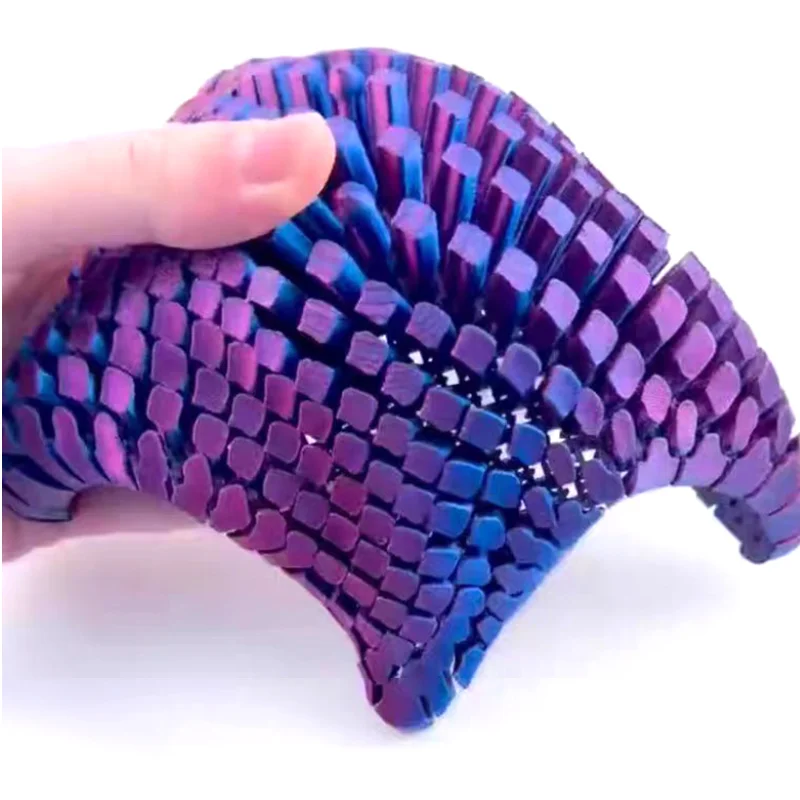 3D Printed Articulated Starfish Stress Relief Toy Flexible Fidget Toy Movable Joints Decompression Toy Marine Animal Desk Decor