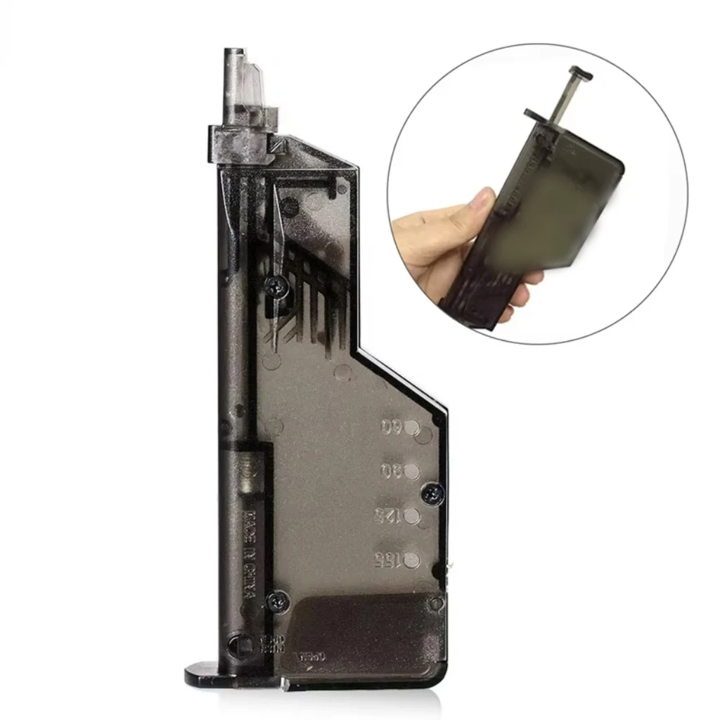 220/100 Round BB Speed Loader - Quick Load 6mm Balls Filler for Outdoor Shooting Games & Paintball Sports Accessories