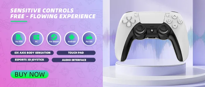VILCORN G6 Bluetooth-Compatible Wireless Game Controller for iOS/Android Smartphones Gamepads for PC/SWITCH Hall Rocker Joystick