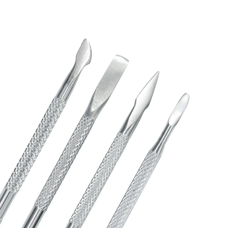 1Pcs Stainless Steel Double Head Cuticle Pusher for Manicure Tools for Nails Art Non-Slip Nail Cuticle Remover Accessories