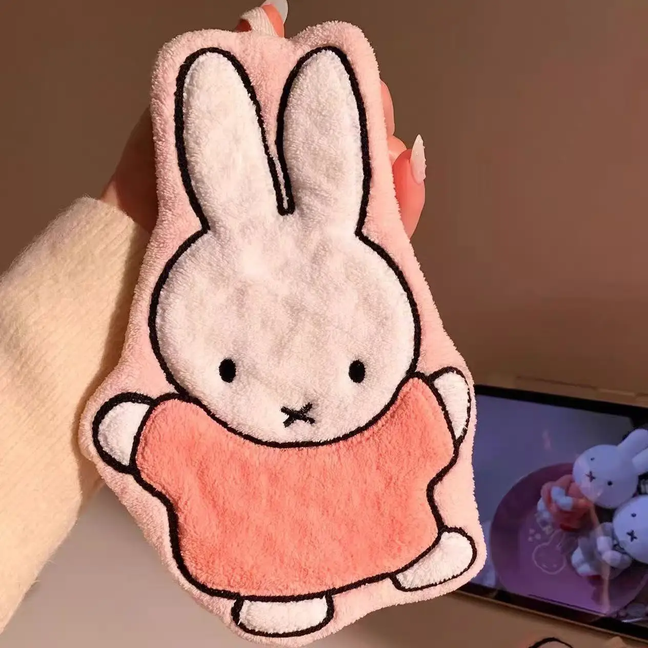 1/2 Pcs Cute Miffy Rabbit Home Towel Thickened Bathroom Kitchen Cartoon Towel Miffy Brand Periphery