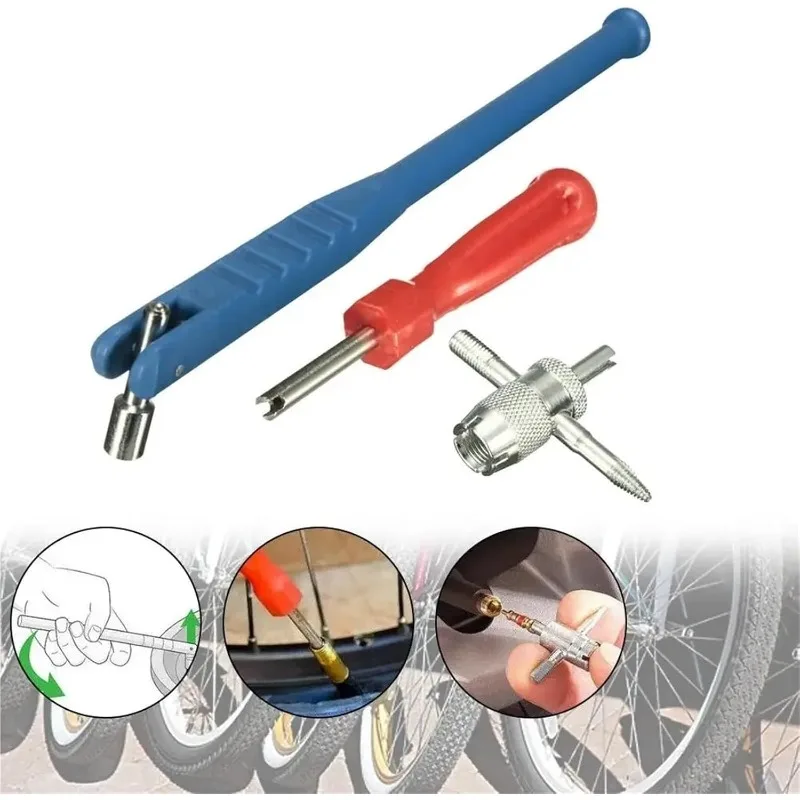 High Quality Car Motorcycle Tire Valve Stem Puller Installer Metal Practical Repair Tool Set Flywheel Puller Flywheel Remover