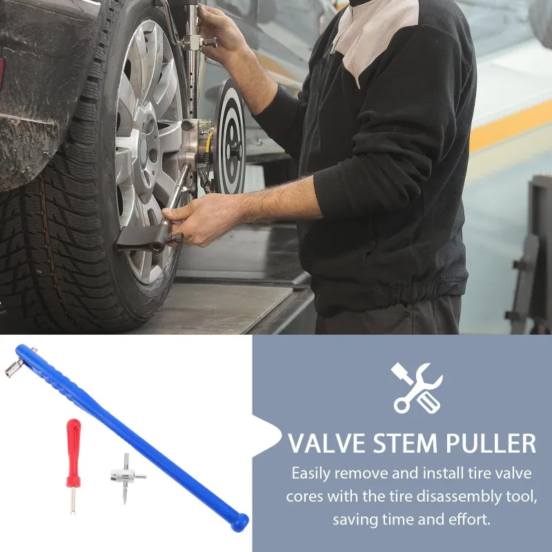 High Quality Car Motorcycle Tire Valve Stem Puller Installer Metal Practical Repair Tool Set Flywheel Puller Flywheel Remover