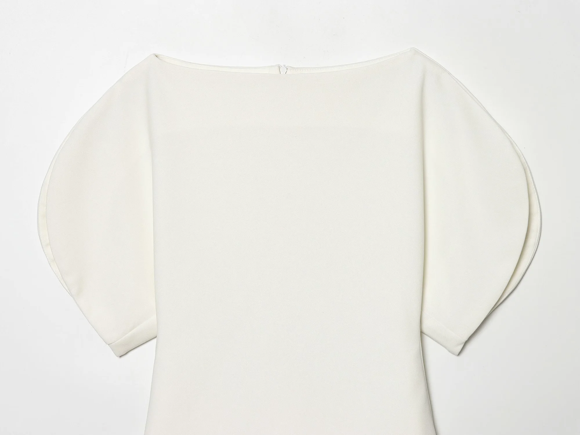 HH Spring Summer Women Casual Asymmetrical T-Shirts Fashion Solid Female O-Neck Short Puff Sleeve Blouse Lady Office Chic Tops