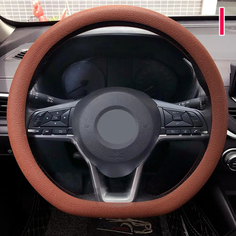 Anti-skid Silicone Auto Steering Wheel Cover With Elastic Stretch To Enhance Internal Design And Comfortable Grip Access