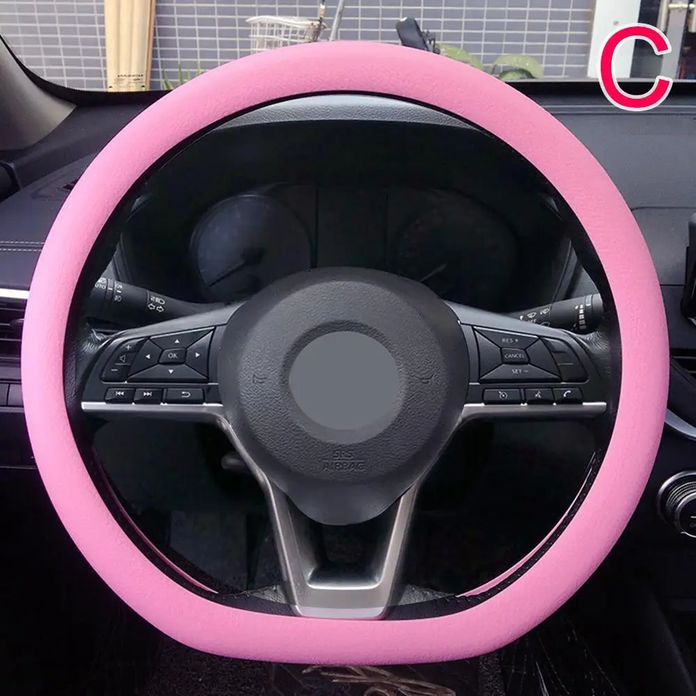 Anti-skid Silicone Auto Steering Wheel Cover With Elastic Stretch To Enhance Internal Design And Comfortable Grip Access