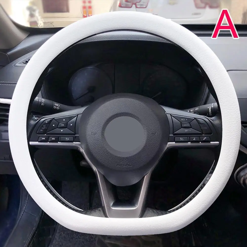 Anti-skid Silicone Auto Steering Wheel Cover With Elastic Stretch To Enhance Internal Design And Comfortable Grip Access