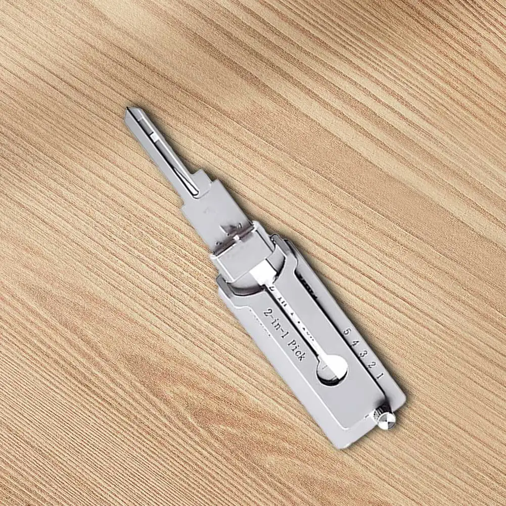 Lockpicking Lock Decoder Pick Locksmith Tools For lock embryo/double straight groove/positive S groove Maintenance Repair Tools
