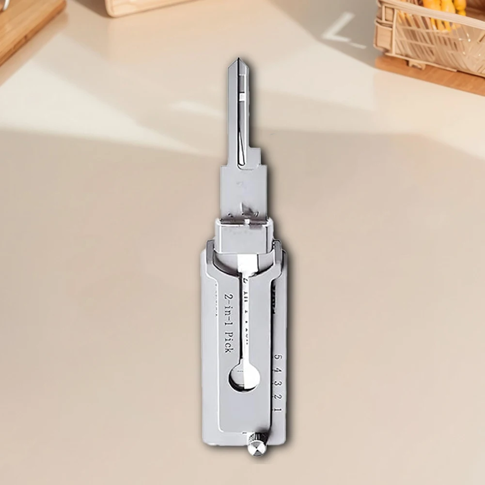 Lockpicking Lock Decoder Pick Locksmith Tools For lock embryo/double straight groove/positive S groove Maintenance Repair Tools