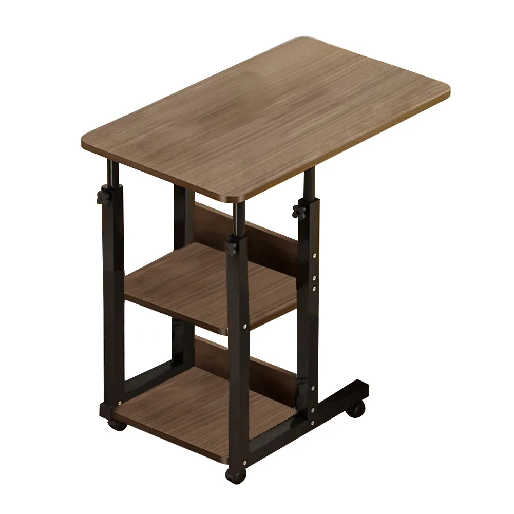 【Breeins】Height Adjustable Mobile Table Overbed Desk with Wheels