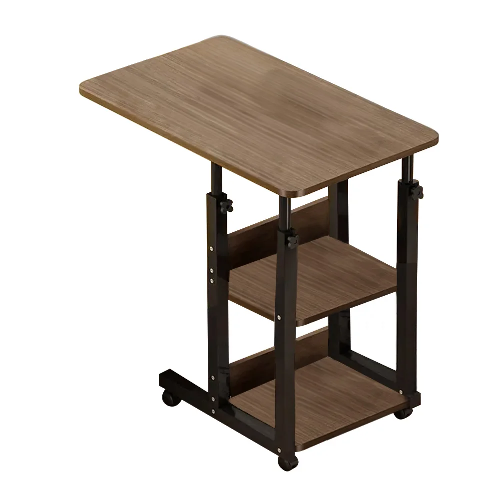 【Breeins】Height Adjustable Mobile Table Overbed Desk with Wheels