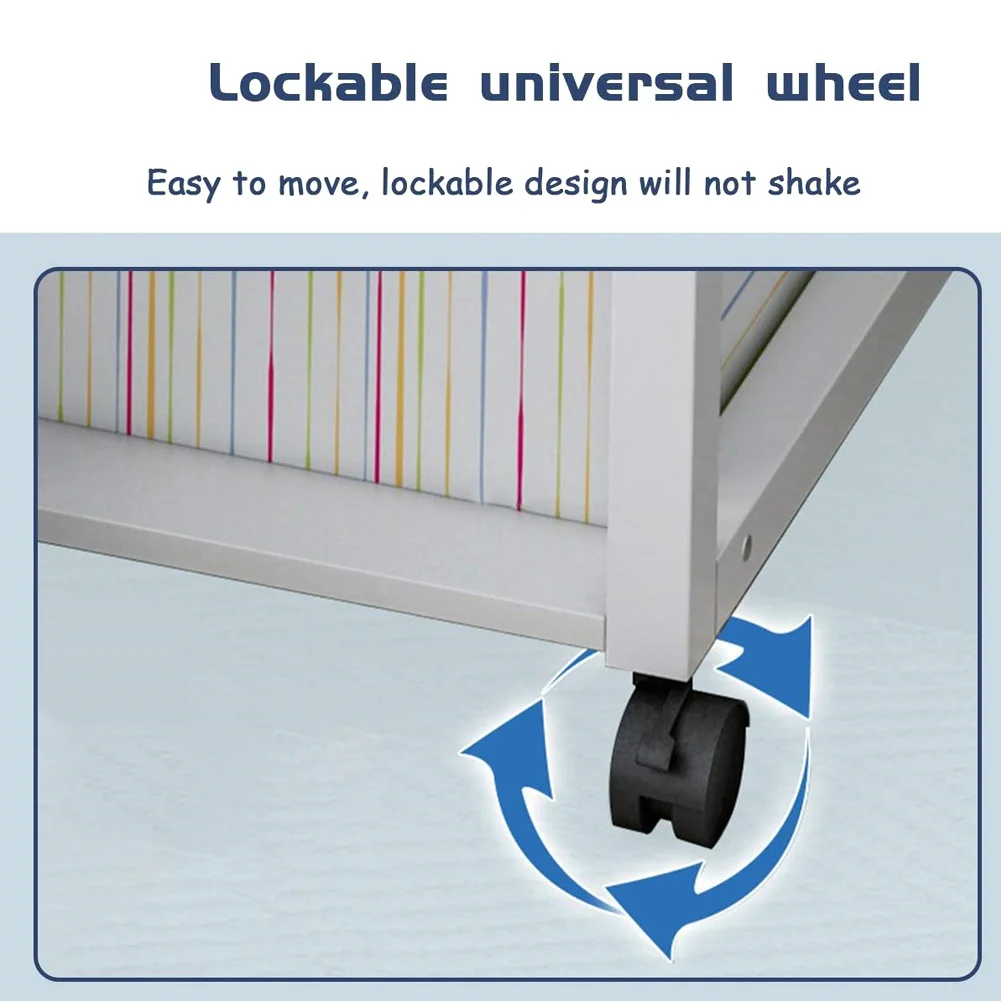 【Breeins】Height Adjustable Mobile Table Overbed Desk with Wheels