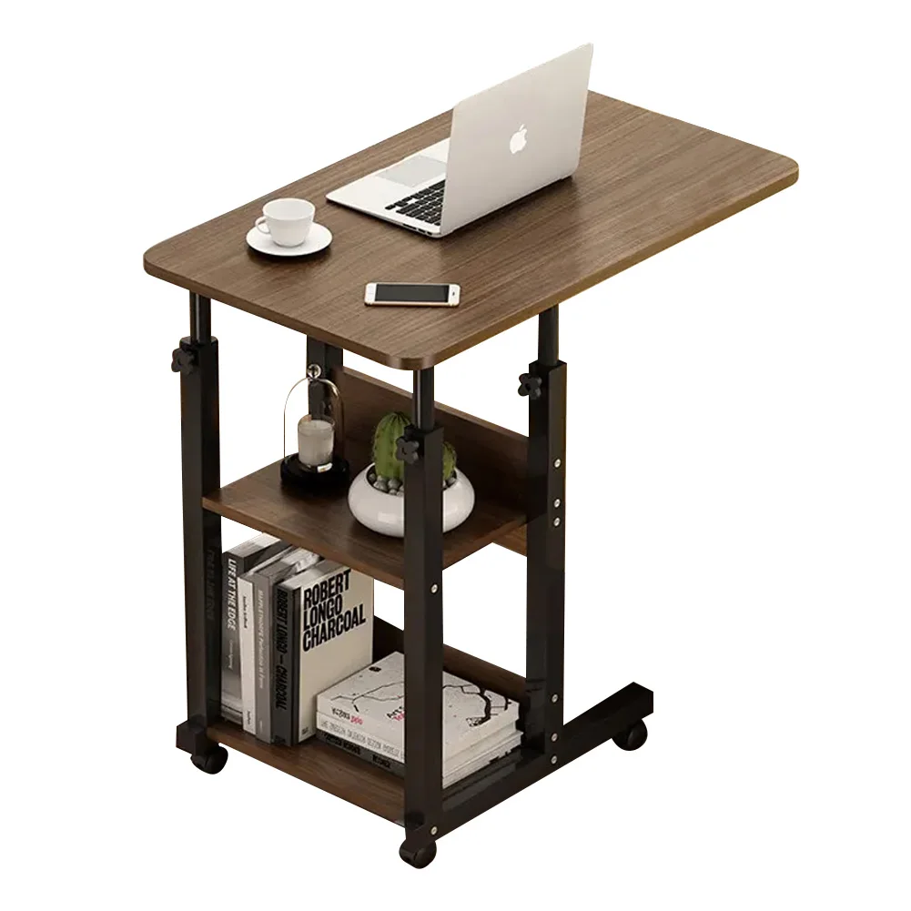 【Breeins】Height Adjustable Mobile Table Overbed Desk with Wheels