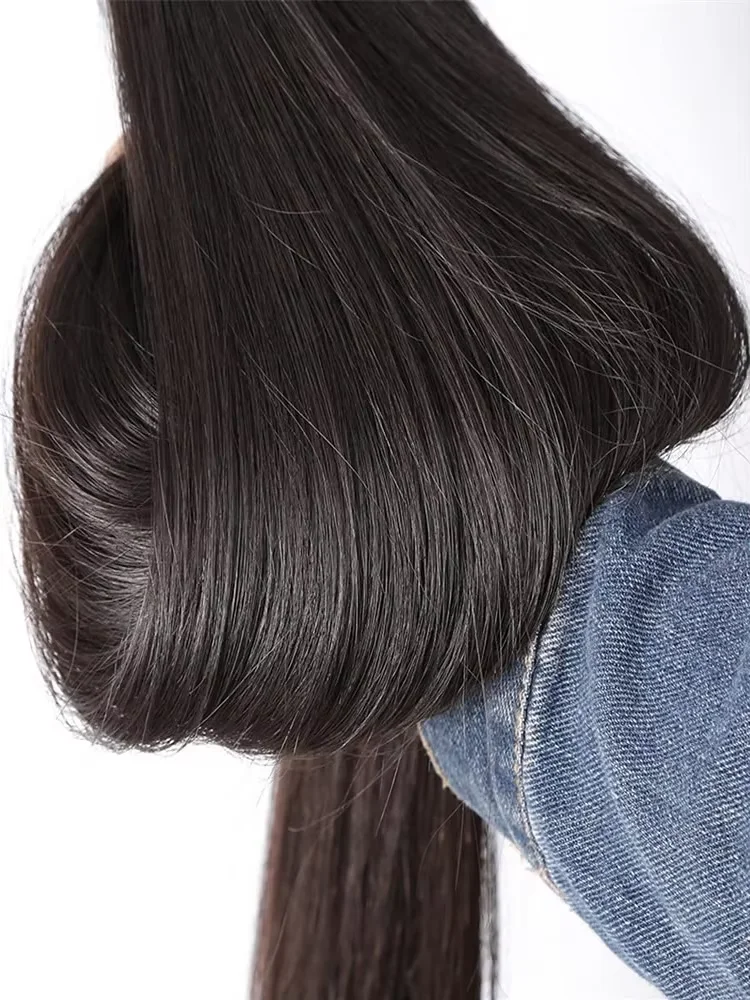 30 40 Inch Bone Straight Bundles Deal Brazilian Virgin Human Hair 3 4 Bundles Raw Hair Extensions Natural Color Remy