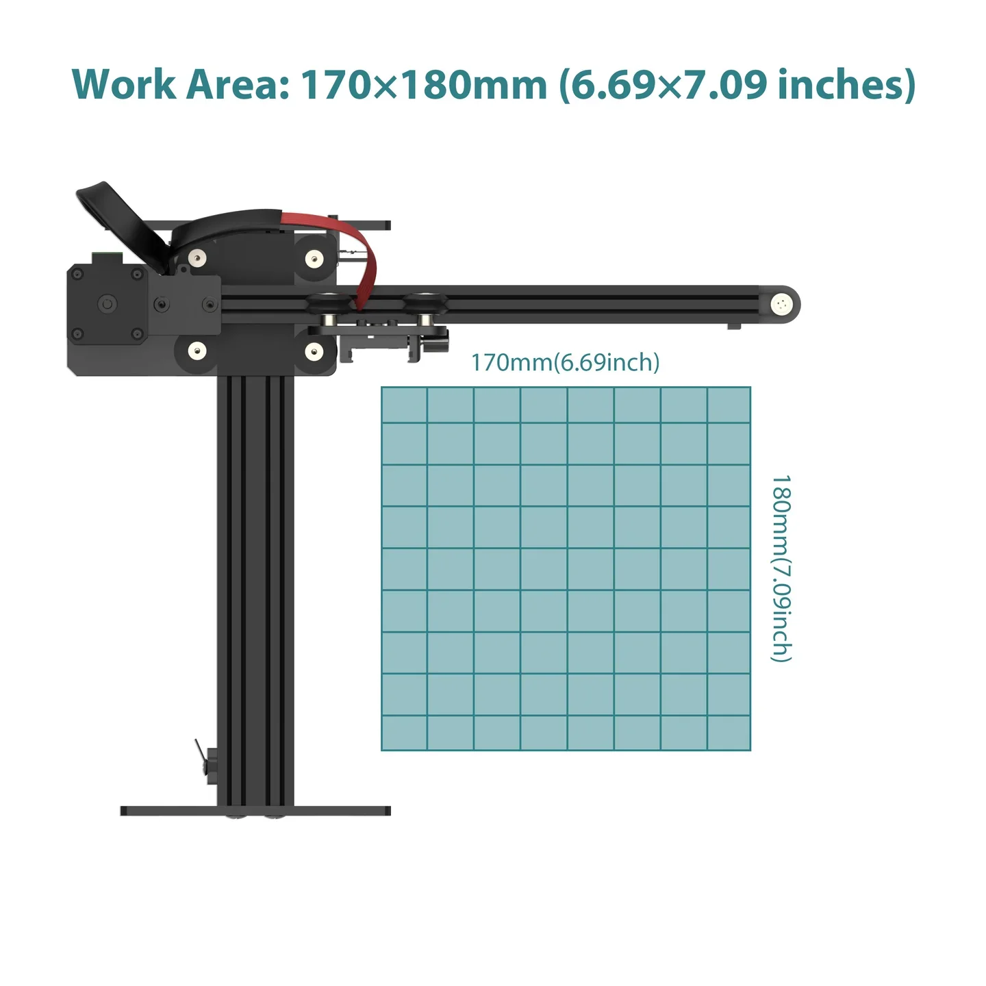 NEJE 5 A40630 20W Portable Small Laser Engraver Laser Cutting Machine for Logo Metal Wood Plastic Acrylic Leather Acrylc Beginne