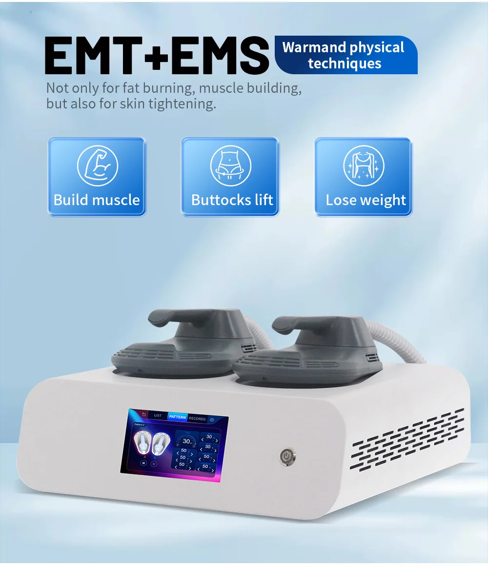 Myoslim New Body Sculpting Machine Shaping 15 T 6000W EMS Radio Frequency RF Muscle Stimulator Device