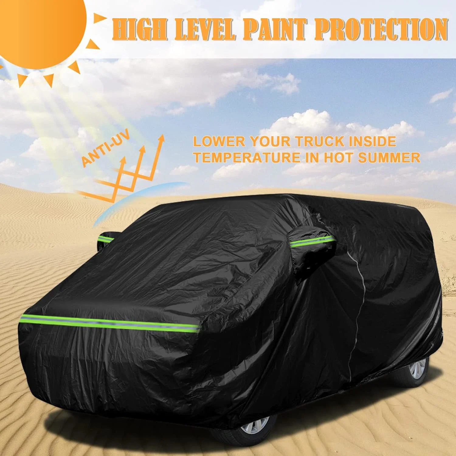 Full Car Cover for VW T5 T6 T4 LWB Waterproof Large Car Cover with Side Door