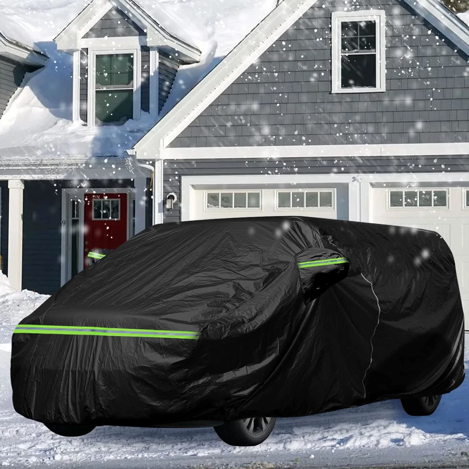 Full Car Cover for VW T5 T6 T4 LWB Waterproof Large Car Cover with Side Door