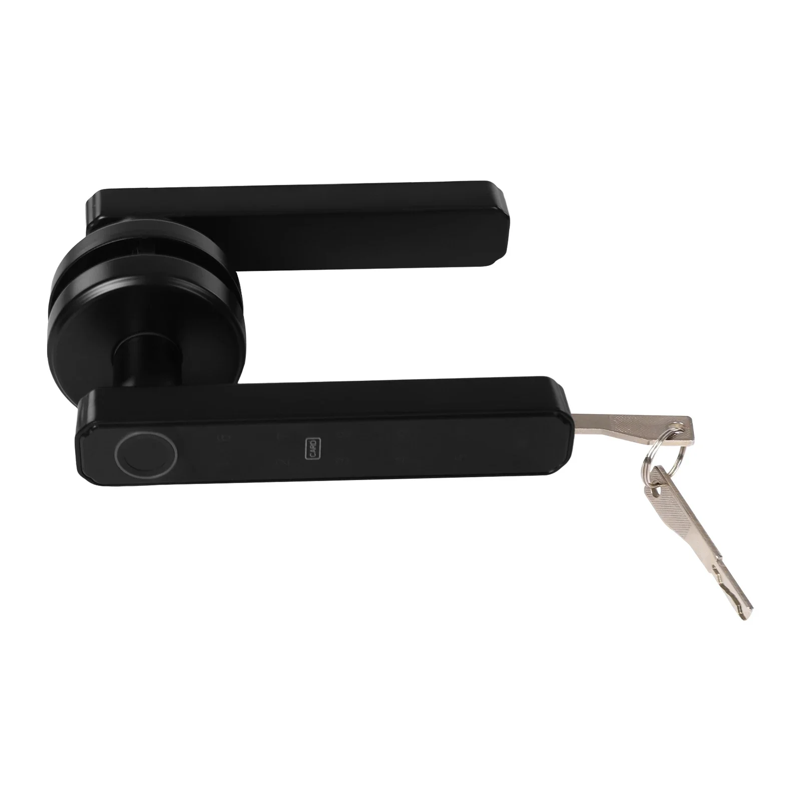 Electronic Fingerprint Door Lock Digital Keypad Code Lock Smart Door Knob W/ Fingerprint Password IC Card Bluetooth and Key Mode