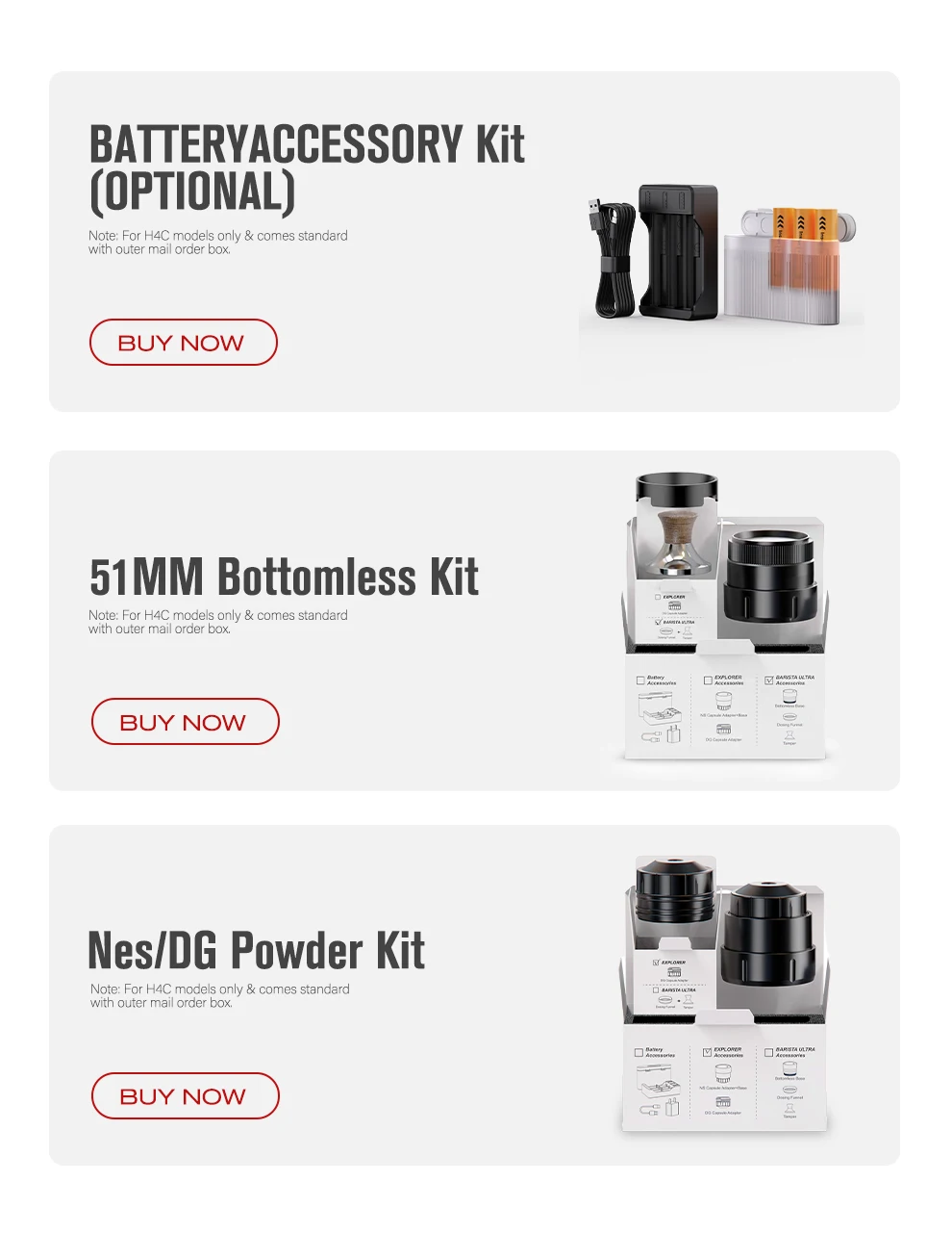 HiBREW H4C Portable Espresso Coffee Machine 3in1 Travel Coffee Maker 7500mAh Lithium Battery Self-Heating Ns DG Capsule & Ground