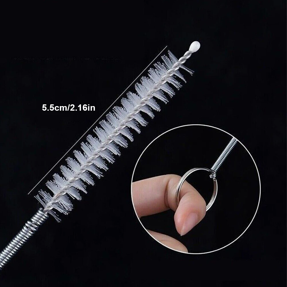 5pcs Fridge Dredging Kit Flexible Refrigerator Scrub Brush Reusable Fridge Drain Hole Dredging Remover Cleaning Syringe Shovel