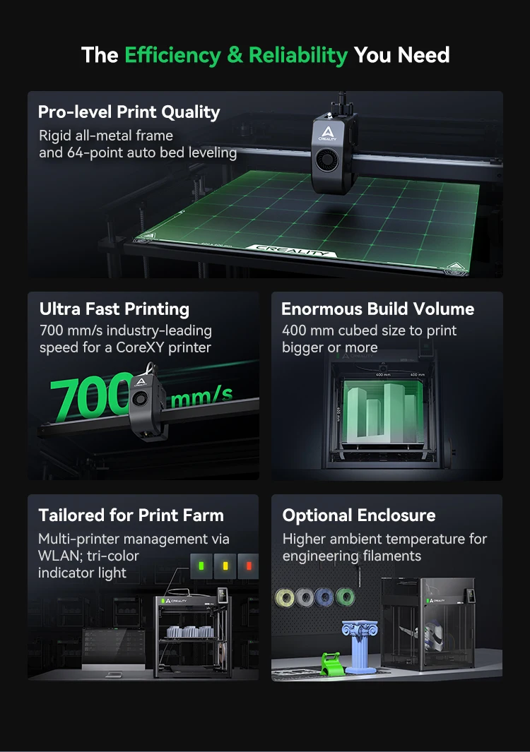 Creality 3D Printer Ender-5 MAX 400mm³ Large Volume 700mm/s high-speed printing