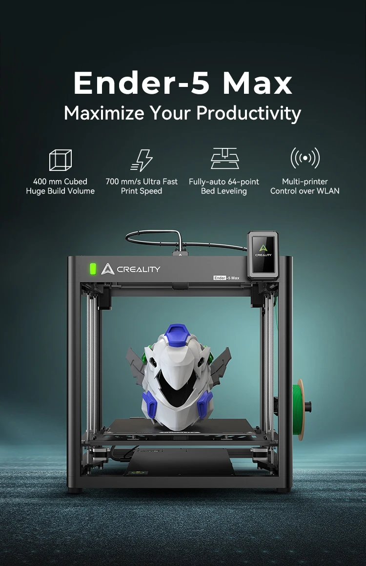 Creality 3D Printer Ender-5 MAX 400mm³ Large Volume 700mm/s high-speed printing