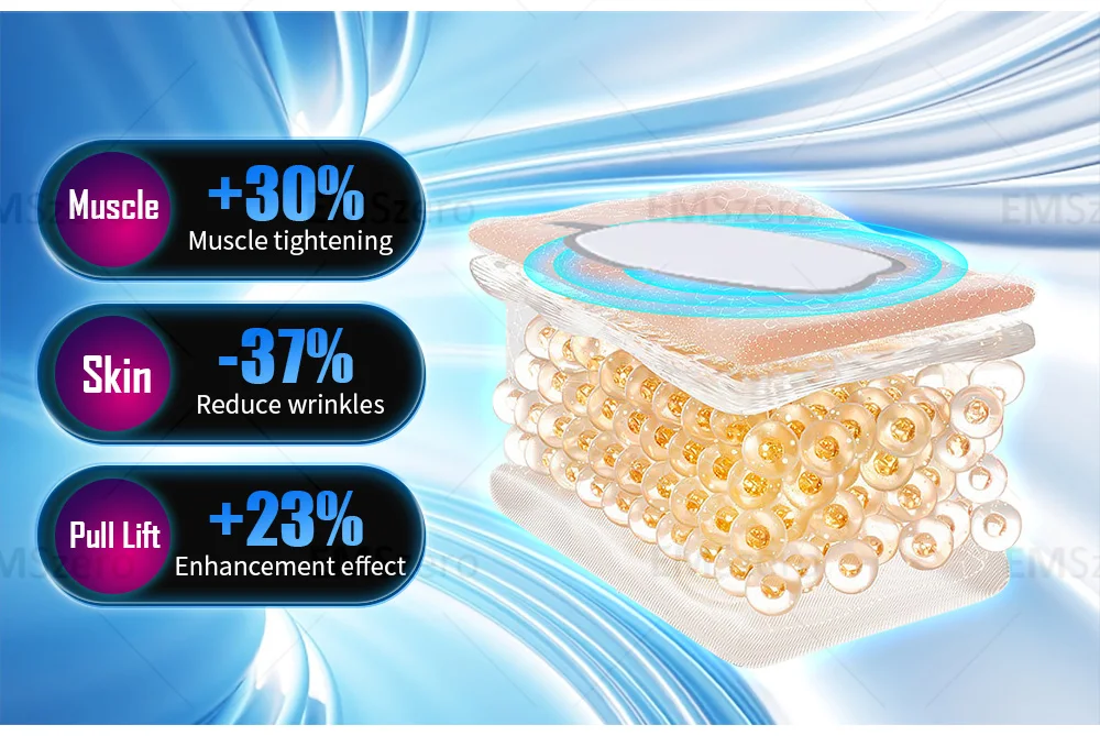 PE Face EMS Anti Aging Face Lift Facial Skin Tighten Lifting Machine Wrinkle Reduction Female Strong Pulsed Electromagnetic SPA