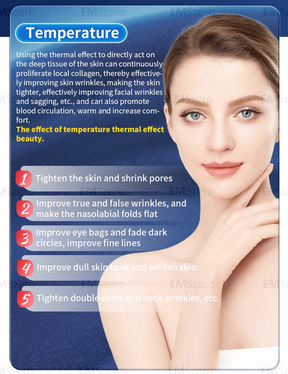 PE Face EMS Anti Aging Face Lift Facial Skin Tighten Lifting Machine Wrinkle Reduction Female Strong Pulsed Electromagnetic SPA