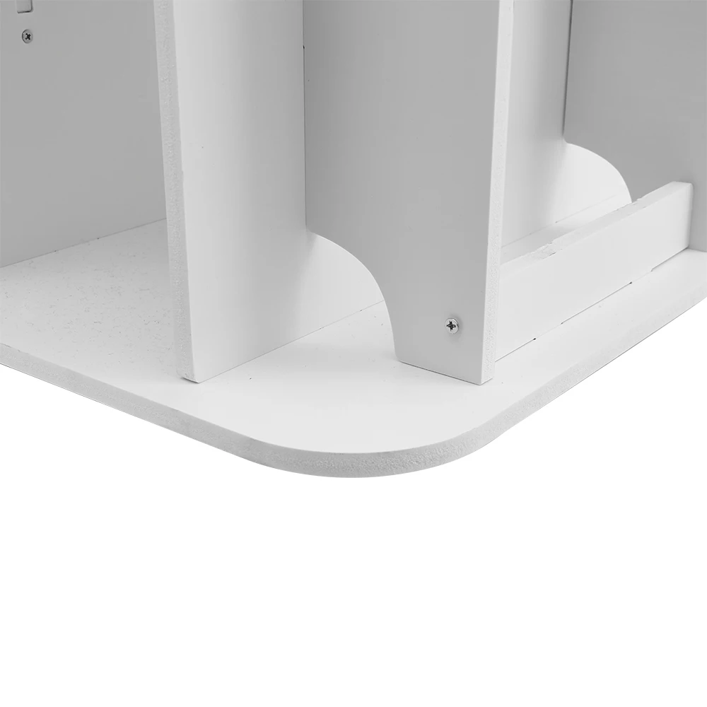 【Breeins】Kids' House Frame Rotating Bookshelf Books Toys Storage Organizer Shelf Cabinet Home Decoration