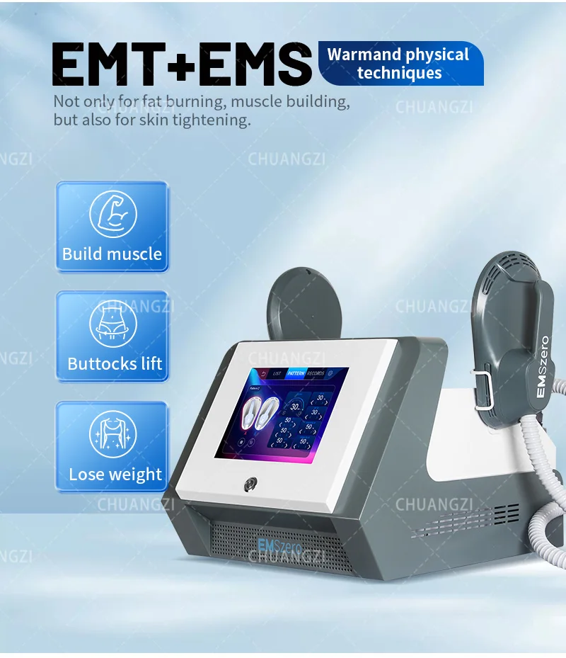 MYOslim RF Sculpt Machine EMS Body Sculpting Weight Loss Massager Device 15 Electromagnetic Fat Slimming Muscle Stimulation