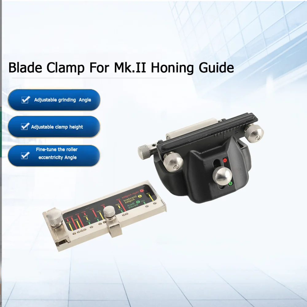 Blade Clamp For Mk.II Honing Guide Precise Fixed Angle Honing Guide Manual Sharpener Angle Adjustable Woodworking Grinding Tool