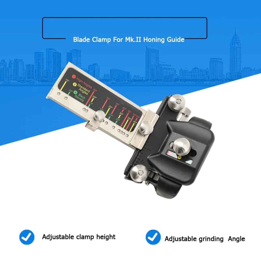 Blade Clamp For Mk.II Honing Guide Precise Fixed Angle Honing Guide Manual Sharpener Angle Adjustable Woodworking Grinding Tool
