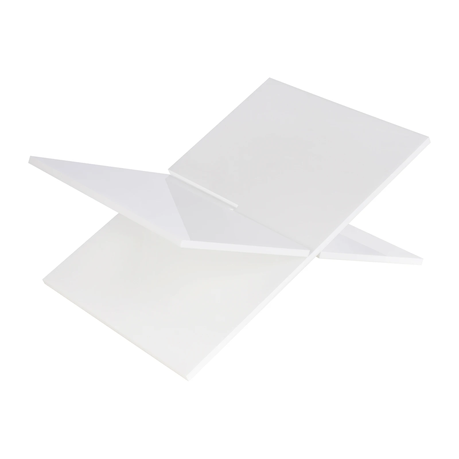 Acrylic Book Stand, Cross Frame Acrylic Book Holder, Reading Stand for Cookbook Art Book Bible Guest Book 32*14cm
