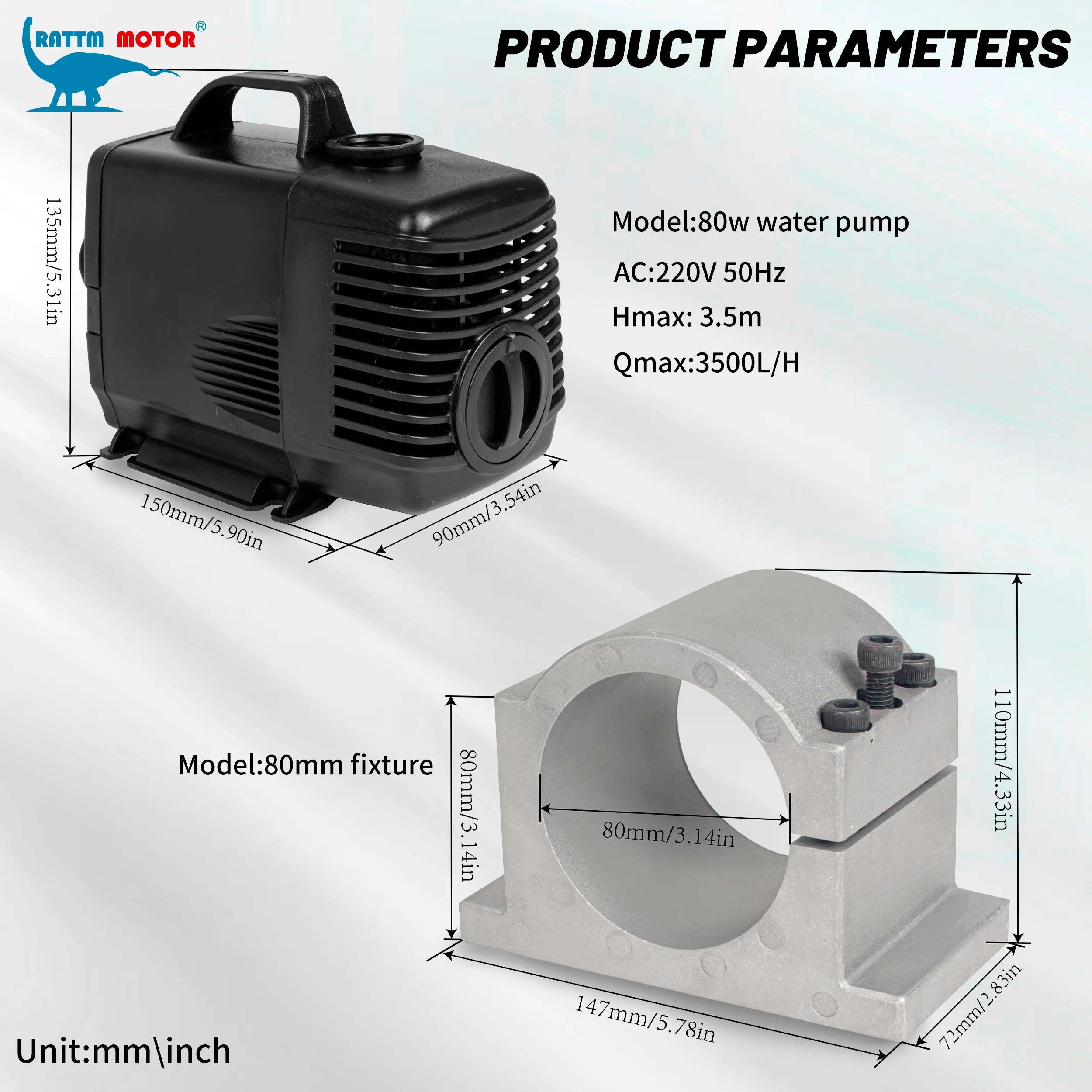 2.2KW 220V ER20 CNC Router Milling Kit Waterproof Water Cooled Spindle Motor For Metal