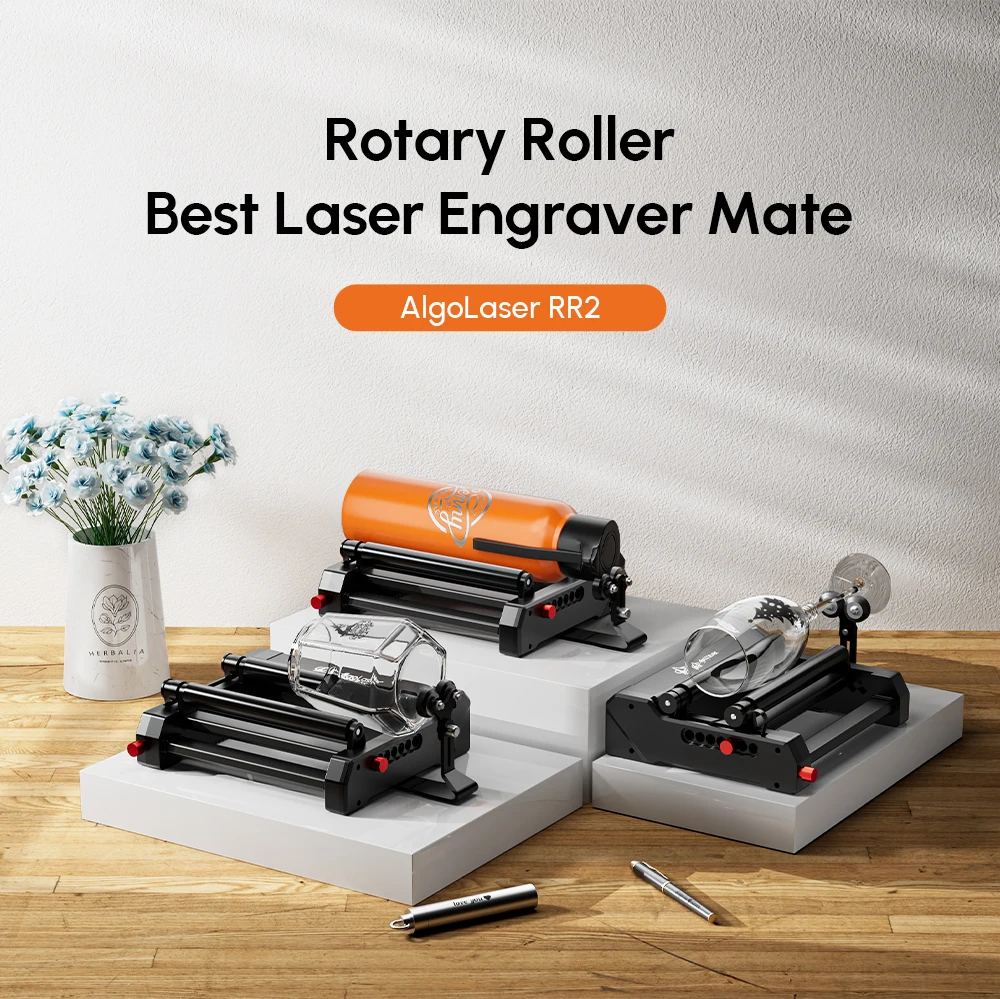 Algolaser Alpha 10W Laser Engraver Laser Cutter 12000mm/min DIY Gifts Handmade Business Tools For DIY Wood Metal Acrylic Leather