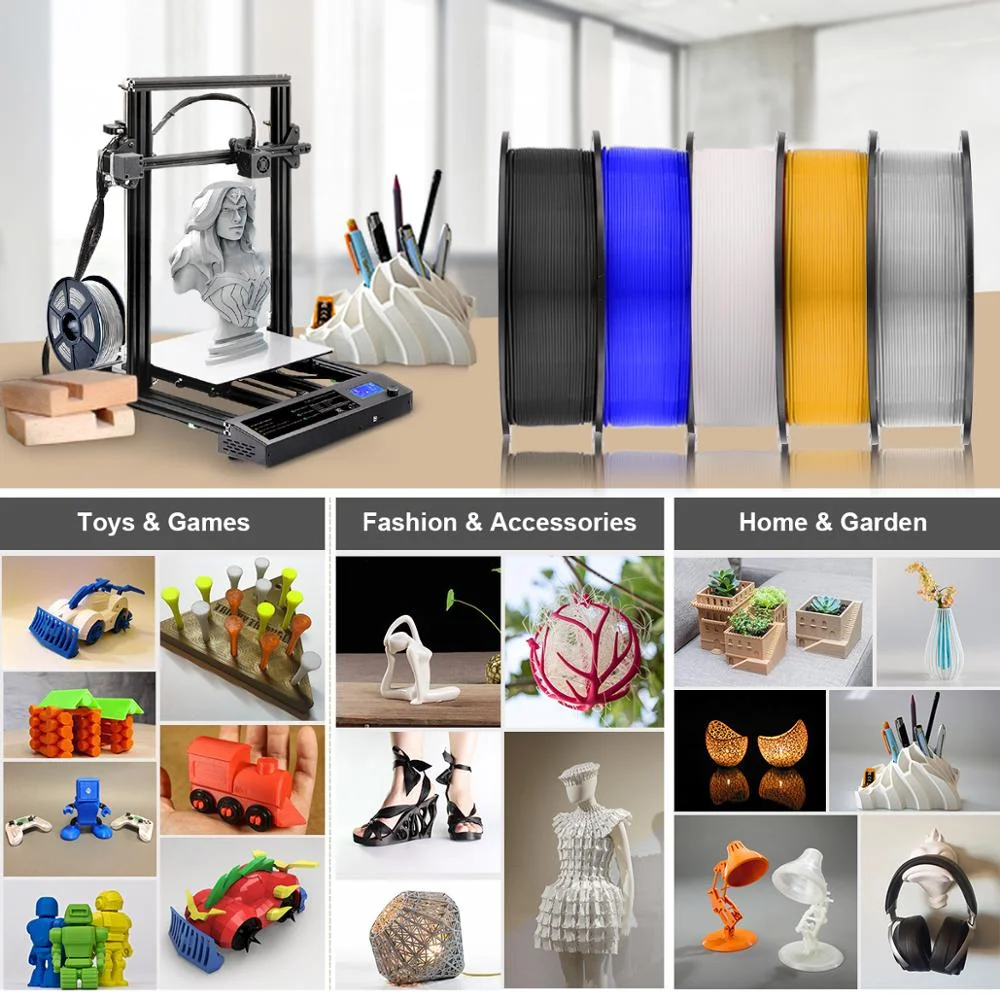 JAYO 5Rolls PETG PLA HSMPETG PLA PLUS PLA META High Speed matte PLA 1.75mm Materials for 100% No Bubble &FDM for 3D Printing