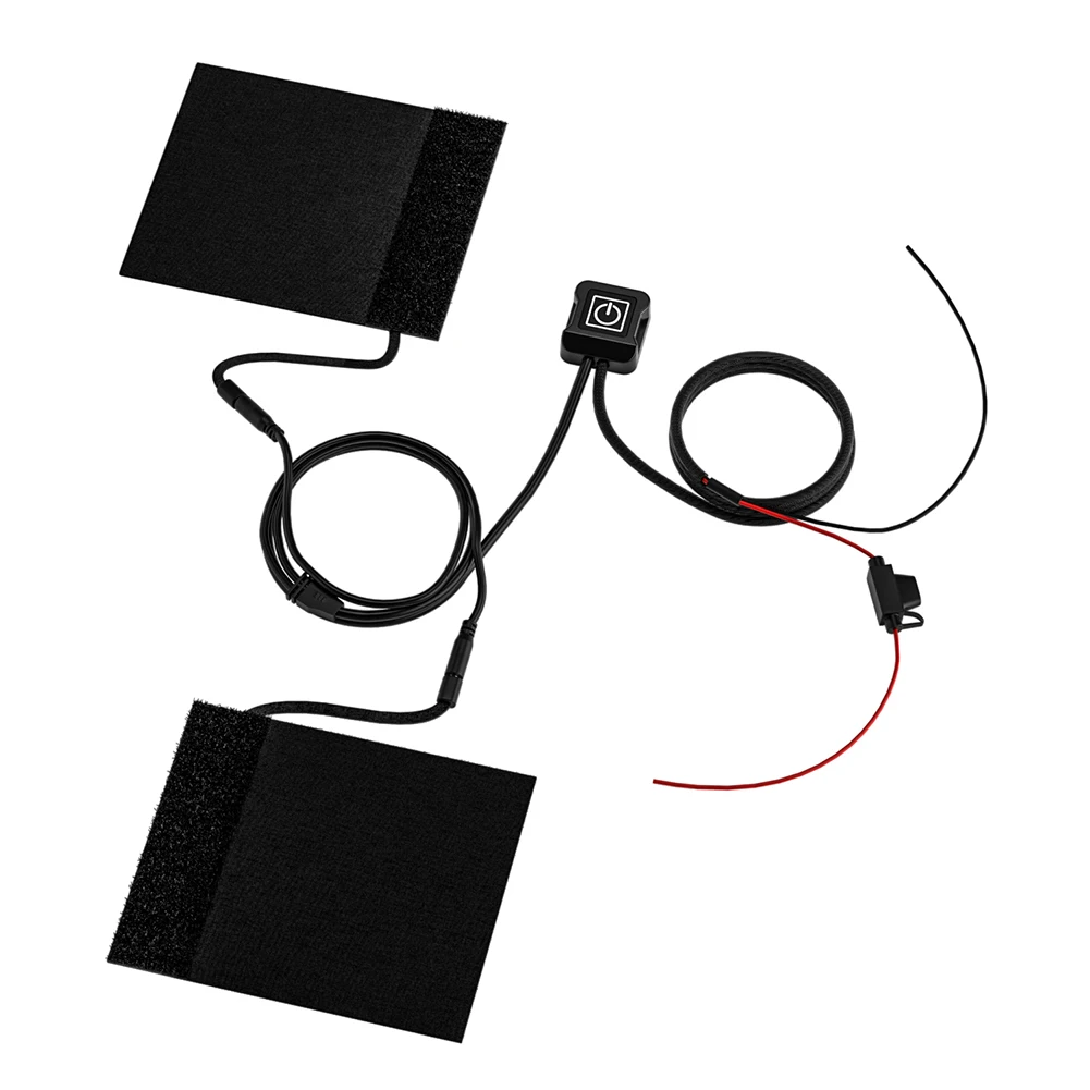 Motorbike Handle Handlebar Warmer 12V Heated Motorcycle Handlebar Grips Waterproof Bicycle Grips Heating Pad 3 Gear Temperature