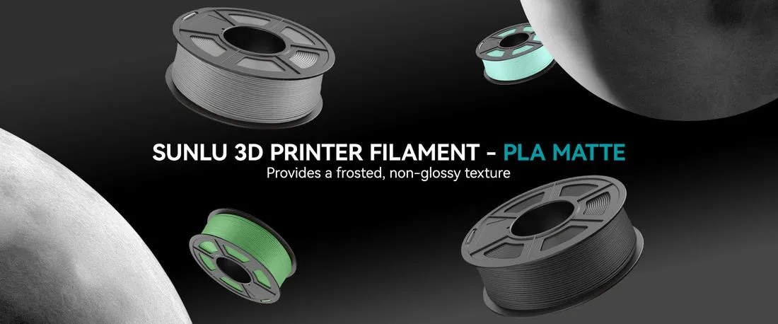 SUNLU（PLA Classic)High Speed Matte PLA Filament 1.75mm 1kg Spool (2.2lbs) High Speed Printing Filament Fit Most FDM Printer