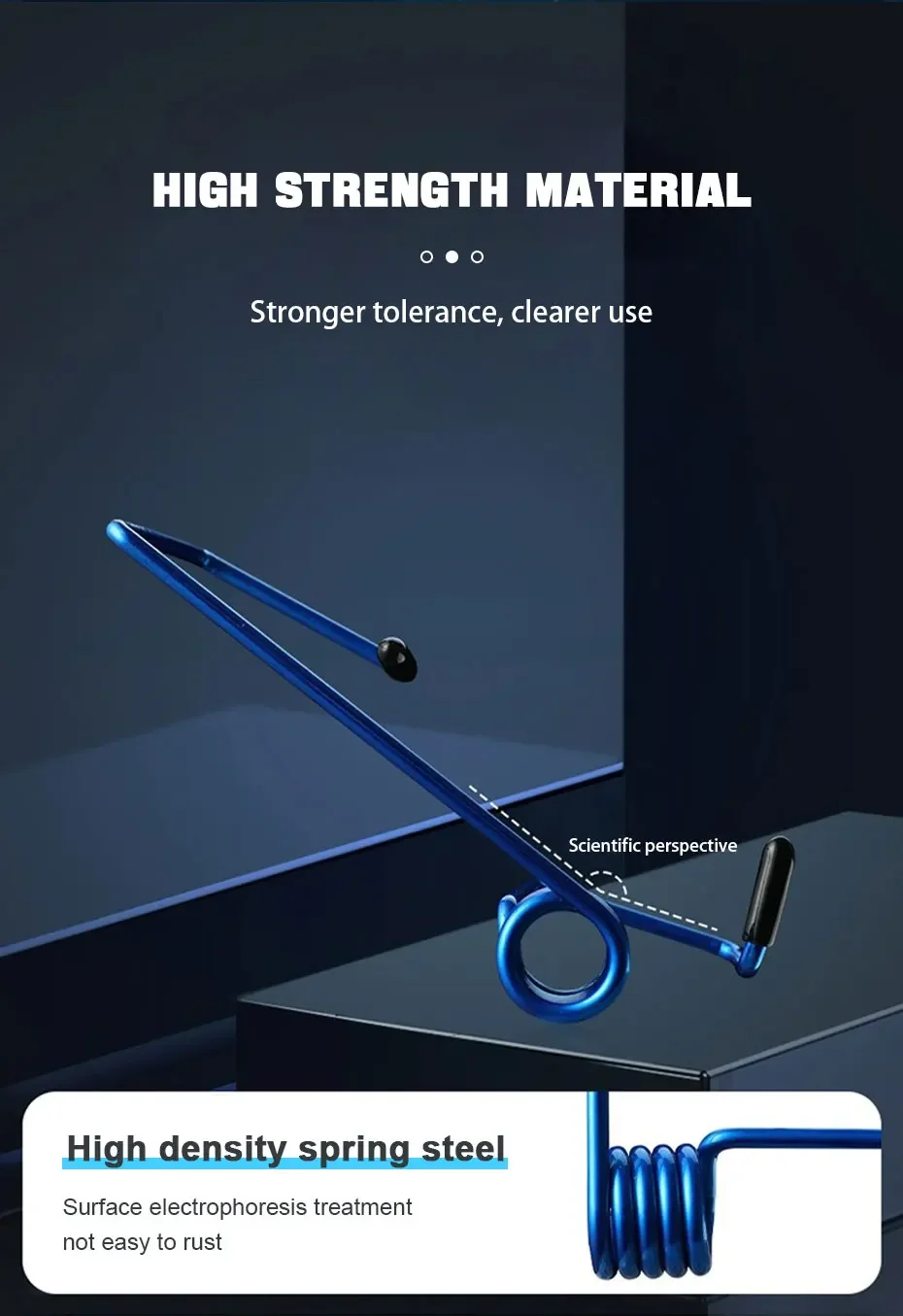 Wiper Blade Spring Steel Pressure Strip Universal Adapter for Firm Glass Contact Eliminate Chatter Skipping Streaking Rain Clean