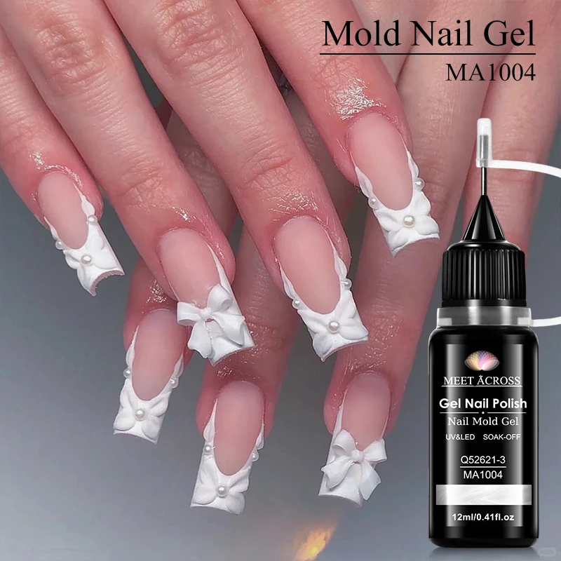 2pcs 12ml 3D Mold Nail Gel Nail Modeling Gel Nail Polish DIY for Flower Butterfly Design Soak Off UV Gel Varnish Nail Supplies