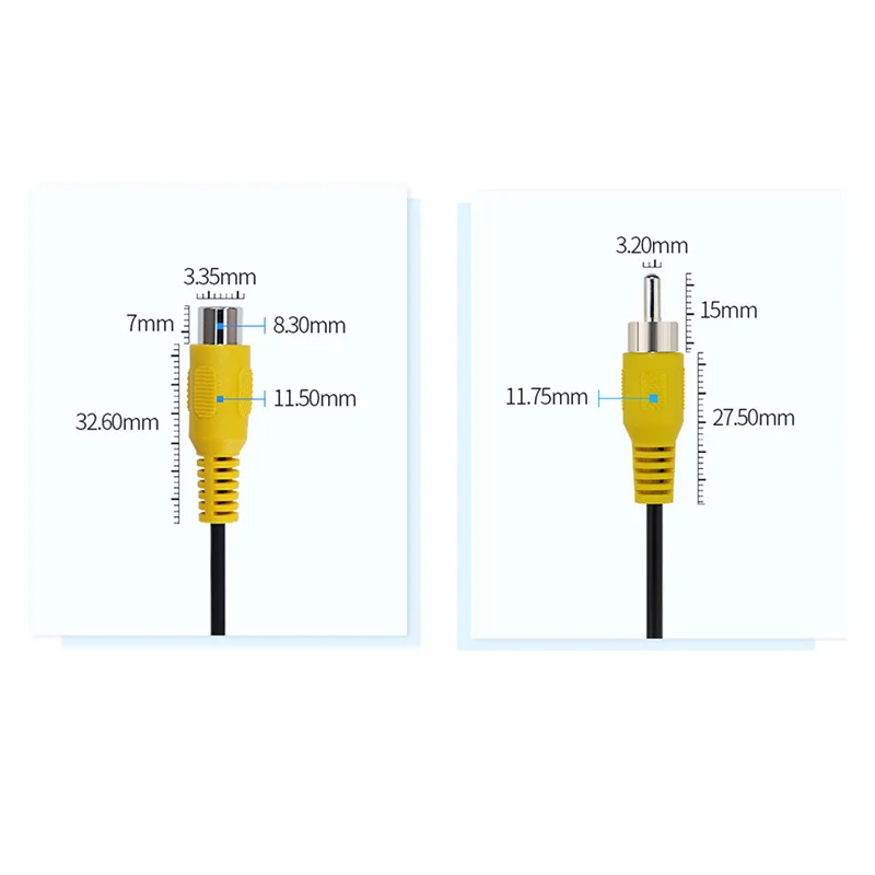 RCA 1m 3m 5m 1 RCA Male to 1 RCA Female Audio Video Extension Coaxial Cable for HDTV