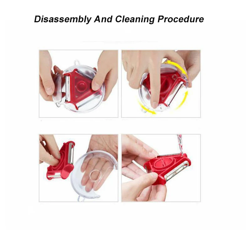 Stainless Steel Multifunctional 3 IN 1 Vegetable Fruits Peeler Shredder Shredded Peeling Artifact Kitchen Tool Accessories