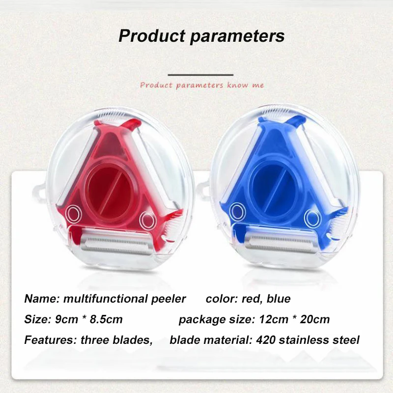 Stainless Steel Multifunctional 3 IN 1 Vegetable Fruits Peeler Shredder Shredded Peeling Artifact Kitchen Tool Accessories