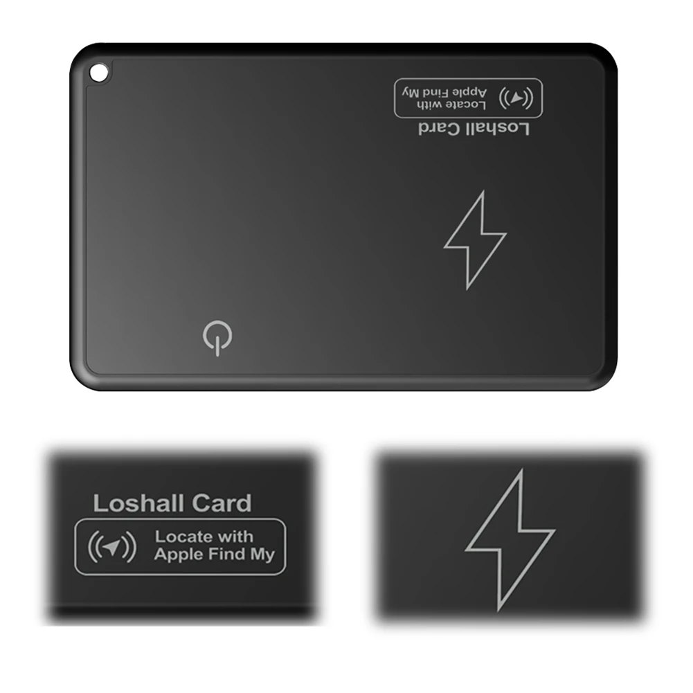 Wireless Charging GPS Locator Waterproof Work with Apple Find My App Item Locator Tracking Device for Luggage Tag Purse Passport